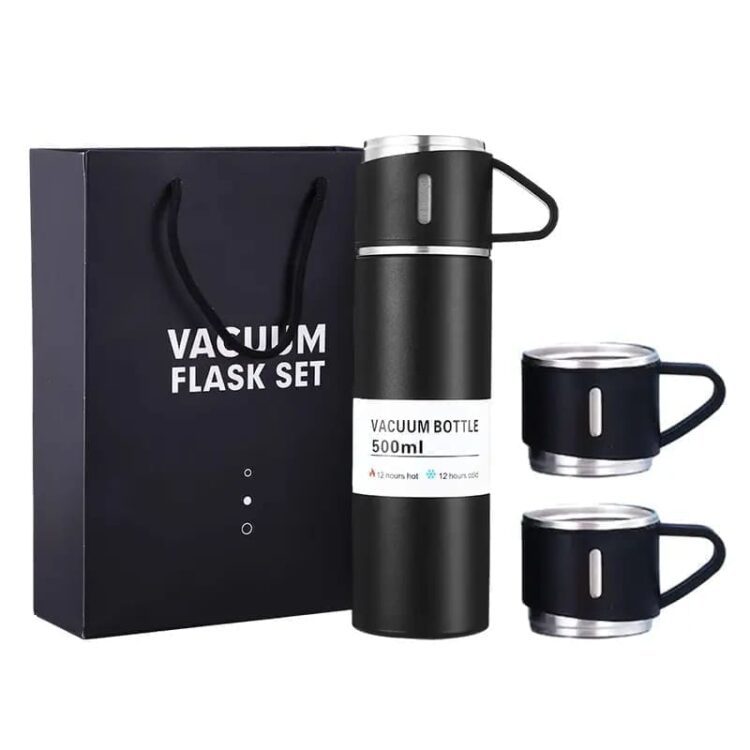 304 stainless steel vacuum thermos water bottle with custom logo for promotion