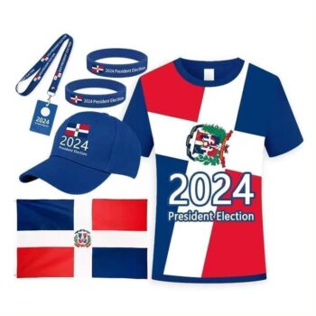 Dominican election president campaign tshirt 100% cotton custom t-shirt for men