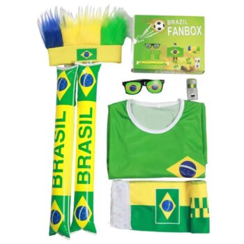 World football party supplies european fans gift set cheering props scarf string flag bearer ring hood cover inflatable suit