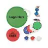 Custom printed nylon round folding hand fan