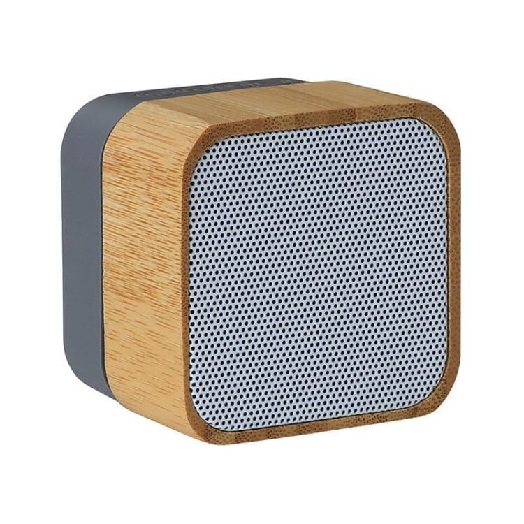 Sustainable wood portable bluetooth speaker