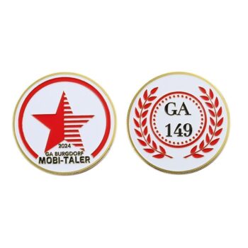 Custom metal token souvenir gold silver copper bronze zinc alloy die cast soft enamel challenge coin