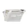 Custom logo ladies transparent pvc clear waist bag