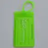 Customized silicone promotional gift bus card set pvc jelly luggage tag