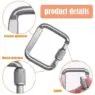 Custom keychain clip hook screw gate locking key holder spring snap aluminum square shaped carabiner