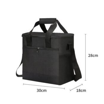 Customized logo large capacity leakproof thermal office picnic insulated bag cooler lunch pail box