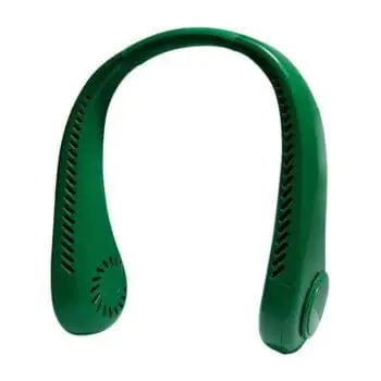 Flexible refrigeration folding lanyard hanging neck waist fan