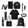 New design premium, business gift set promotional gift items with notebook ballpen usb & thermal bottle