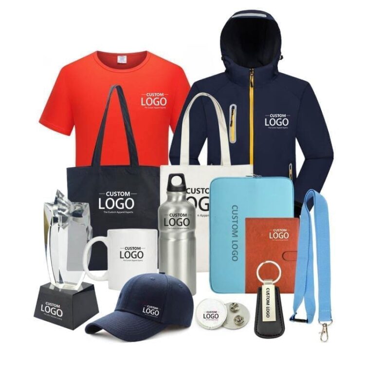 Custom brand promotional gift sets items notebook umbrella hat business promotional product for event