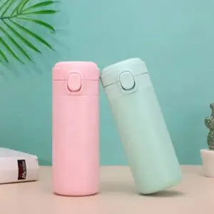 Double wall stainless steel outdoor touring camping bottle