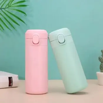 Double wall stainless steel outdoor touring camping bottle