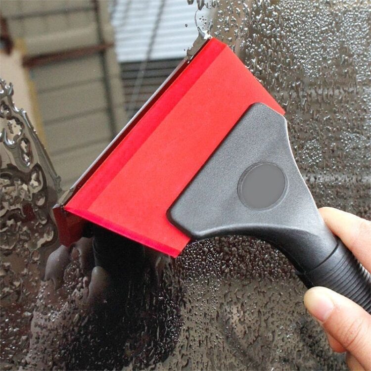 Soft silicone squeegee water blade wiper