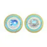 Fashion custom zinc alloy die-cast soft enamel color spray color shiny gold plated challenge coins