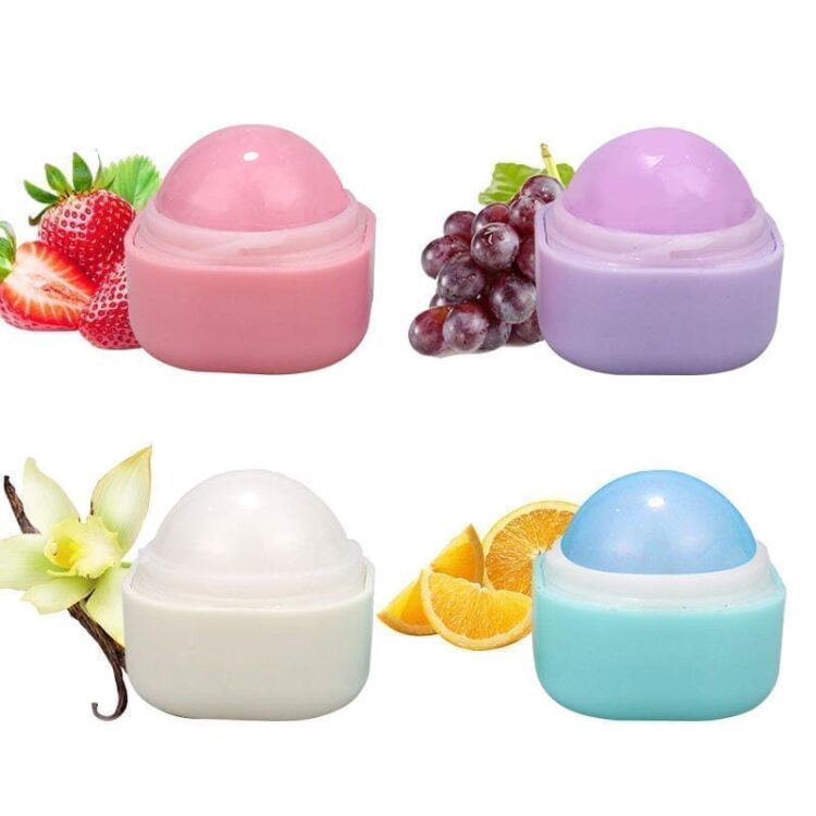 Hydrating fruit makeup vegan lip balm