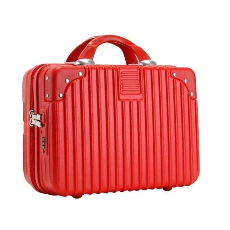 Portable 14 15 16 inches travel bags hand suitcase with lock