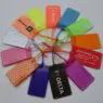Customized silicone promotional gift bus card set pvc jelly luggage tag