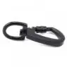 Custom heavy duty pet leash buckle swivel ring safety screw gate aluminum d shaped locking carabiner