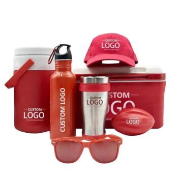 Custom brand promotional gift sets items notebook umbrella hat business promotional product for event