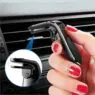 L shape air vent magnetic car phone holder