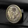 Custom metal coin 2d 3d zinc alloy metal award souvenir coin double side die stamping logo antique brass challenge coin
