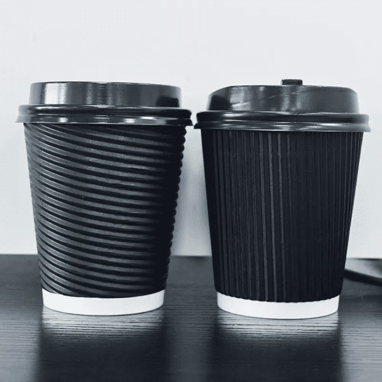 Single wall paper cup disposable to go beverages cups