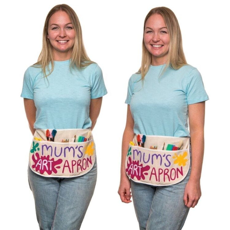 Professional custom restaurant waiter waitress canvas cotton black waist half apron with pocket