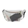 Custom logo ladies transparent pvc clear waist bag