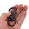 Custom heavy duty pet leash buckle swivel ring safety screw gate aluminum d shaped locking carabiner