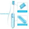 Portable soft bristles foldable travel toothbrush