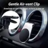 L shape air vent magnetic car phone holder