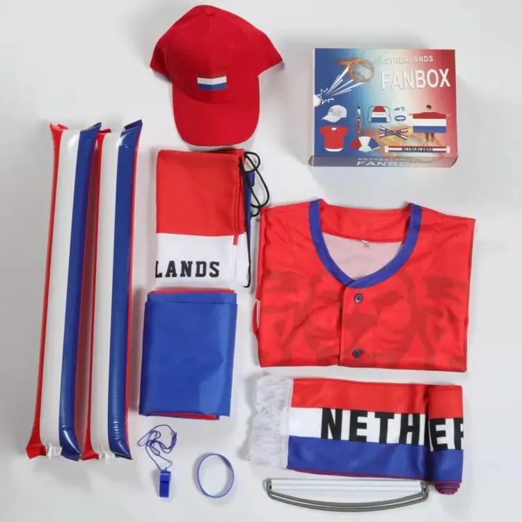 World football party supplies european fans gift set cheering props scarf string flag bearer ring hood cover inflatable suit