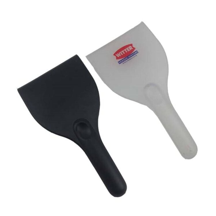 Customized logo plastic ice snow scraper with handle