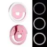 Usb rechargeable selfie ring light