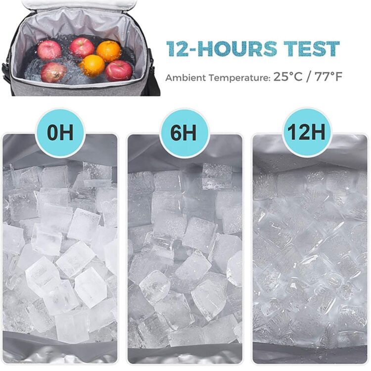 Customized logo large capacity leakproof thermal office picnic insulated bag cooler lunch pail box