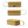 Eco friendly bamboo wireless earbuds