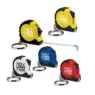 Retractable tape measure with keychain