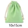 Reusable small pouch custom logo natural cotton dust bag in 8 colors drawstring luxury dust bag for handbags