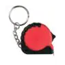 Retractable tape measure with keychain