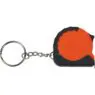 Retractable tape measure with keychain