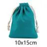 Reusable small pouch custom logo natural cotton dust bag in 8 colors drawstring luxury dust bag for handbags