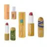 Cosmetics bamboo package packaging biodegradable lip balm tube