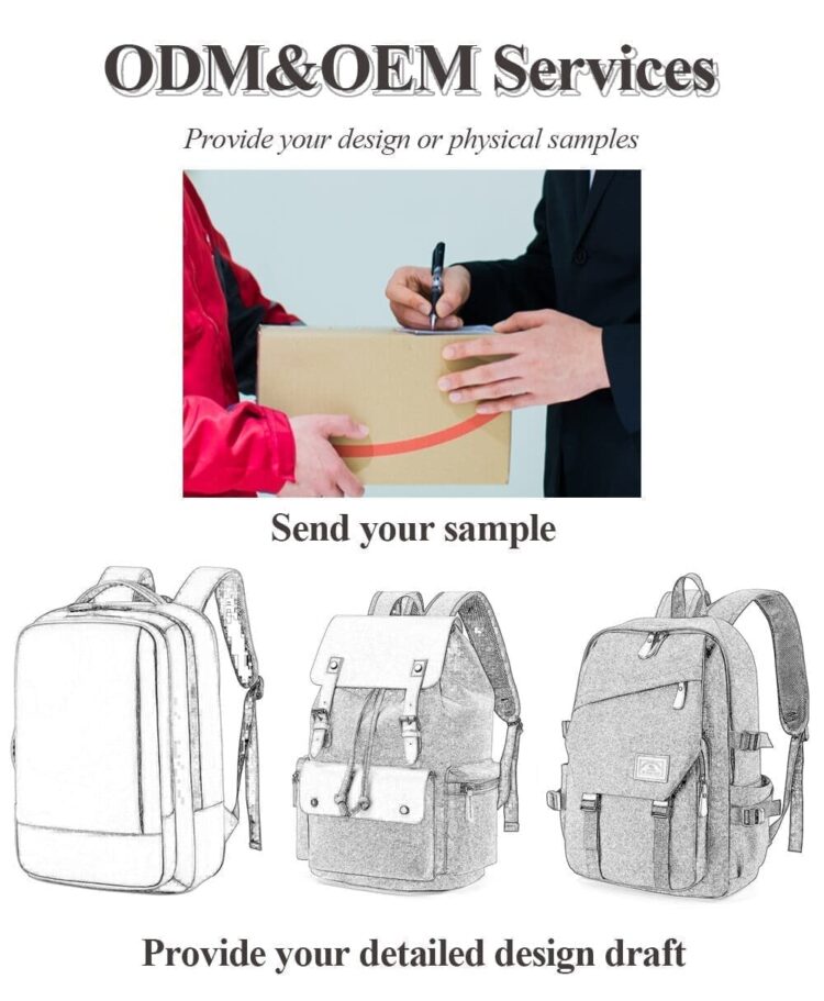 Custom retro men canvas backpacks large capacity outdoor travel bags laptop hiking backpacks with logo