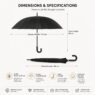 24 ribs fiberglass business golf umbrella meslop 7