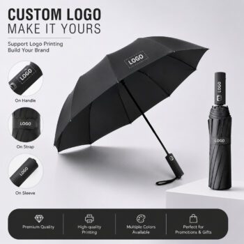 3 fold half automatioc foldable umbrella estaro 1