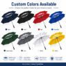 30 inch extra large double canopy golf umbrella halrum