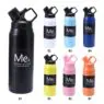 Wholesale high quality custom logo 750ml 950ml aluminum sport water bottle promotional water bottle with handle
