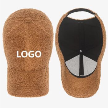 Women's cap autumn and winter lamb hair simple fashionable outdoor sunshade warm teddy velvet cap