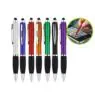 Diy personalized plastic fat stylus ball pen with touchscreen universal bulk ink custom logo printed printing ballpoint