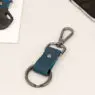 Leather keychain vintage handmade keychains key ring fashion men leather key chain custom metal gift keychains charms