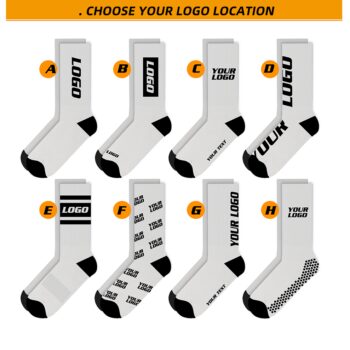 Custom men casual sock high quality knitted cotton sock custom crew sox with design logo